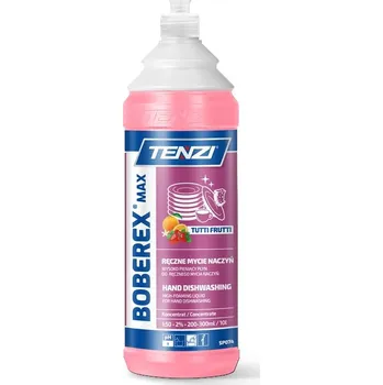 Mycí prostředek PŁYN DO NACZYŃ TENZI BOBEREX MAX 1L SKUTECZNY Účinný KONCENTRÁT na MYTÍ NÁDOBÍ