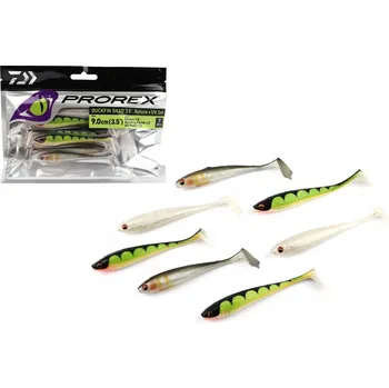 Umělá nástraha GUMY DAIWA PROREX DUCKFIN SHAD - UV NATURE MIX 9 Cm - Návnada