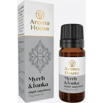 Vonný olej Aroma House MYRRHA TONKA 10 ml Vonný Olej do Krbu, Svíček, Zvlhčovače Vzduchu