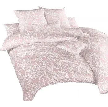 Povlečení Bavlněné povlečení Max pudrový 140x220 70x90