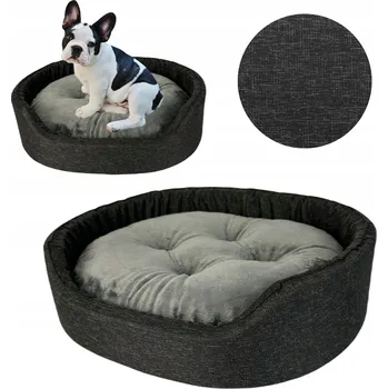 Pelíšek pro psa Šiška pro psy pelíšek černý 67 cm x 56 cm