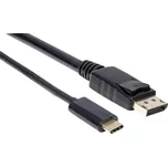 Manhattan USB 2.0 adaptér [1x USB-C® zástrčka - 1x zástrčka DisplayPort] USB-C auf DisplayPort-Kabel Stecker/Stecker 4K@