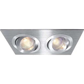 Žárovka Deko Light Einbauring 175 GU5.3 111821 kroužek pro stropní montáž LED, halogenová žárovka GU5.3, MR 16 50 W stříbrná