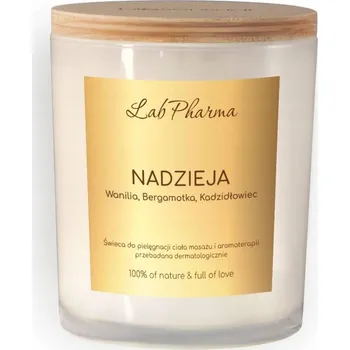 Svíčka Svíčka pro aromaterapii a masáž, NADĚJE