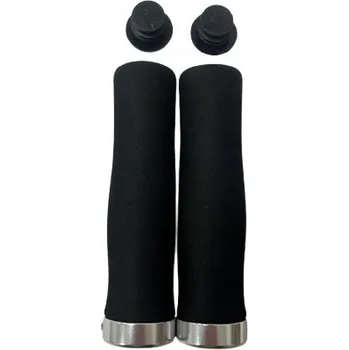 grip Gripy Velo Moosgummi 100g černé + zátky