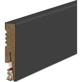 soklová lišta Lišta Golddoor MDF 16 x 80, délka 100 cm grafit
