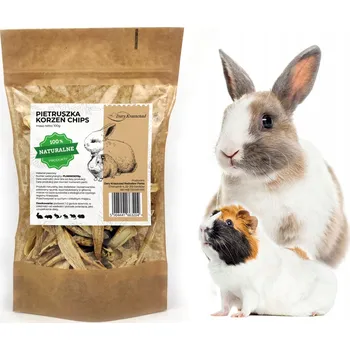 Krmivo pro hlodavce PETRŽELOVÝ KOŘEN BYLINKY PRO KRÁLÍKA HLODAVCE PŘÍRODNÍ ČERSTVÁ PAMLSEK 100G