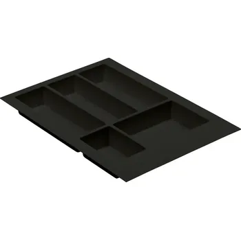 Příborník do zásuvky Vložka - organizér do šuplíku na příbory GTV 400 AXISPACE černá