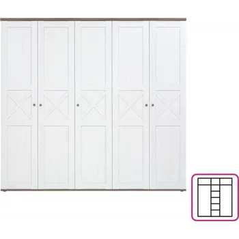 Šatní skříň Skříň Teina SZF5D