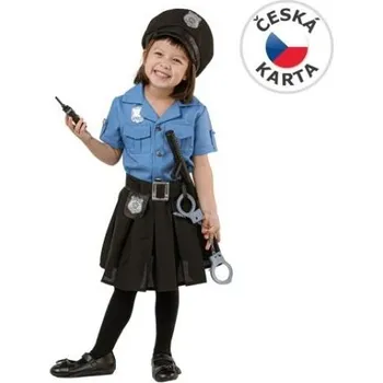 Karnevalový kostým Šaty na karneval - policistka, 92-104cm