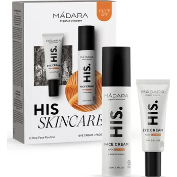 Kosmetická sada MÁDARA HIS 2-KROKOVÁ SADA PÉČE O PLEŤ PRO MUŽE