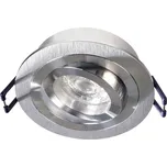 Deko Light Einbauring 80 GU5.3 110222 kroužek pro stropní montáž LED, halogenová žárovka GU5.3, MR 16 35 W stříbrná