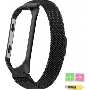 Náramek Náramek pro Xiaomi Mi Band 3/4, 15-20mm, černý