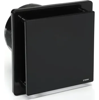 Domácí ventilátor Koupelnový ventilátor Sterr průměr 150 mm s časovačem BFS150T-B černý