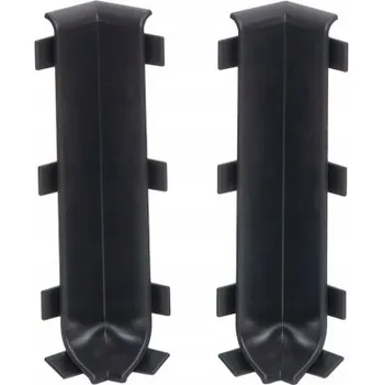 Podlahová lišta Vnitřní roh Cezar PVC 1 x 80 délka 1 cm šedý