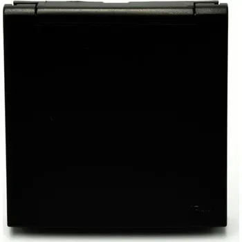 Elektrická zásuvka EFAPEL ELEMENT ZÁSUVKA IP44 ČERNÁ MATNÁ 90654 TPM