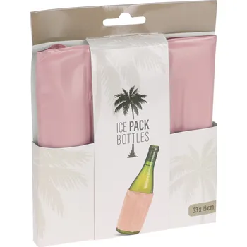 EH Excellent Houseware Chladicí návlek na láhve, plastový, růžový