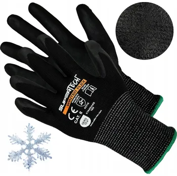 Pracovní rukavice Rukavice - BOZP Pracovní rukavice ZATEPLENÉ ZIMNÍ superTECH NDFLEX velikost 8 - M 1 pár