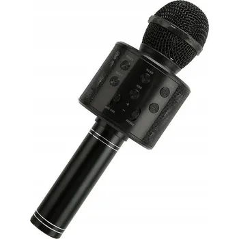 Mikrofon ČERNÝ MIKROFON - KARAOKE mikrofon - bluetooth reproduktor, měnič hlasu