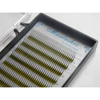 Umělé řasy Objemové řasy pro prodlužování 3D, 13 mm, 0,05, zakřivení C, trsy