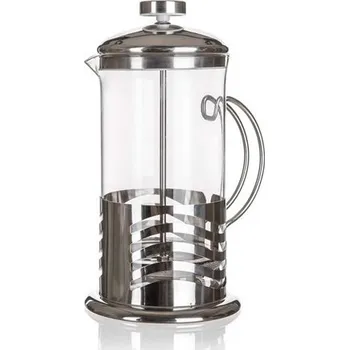 Konvice na čaj Konvice na kávu WAVE 0,6l sklo+nerez