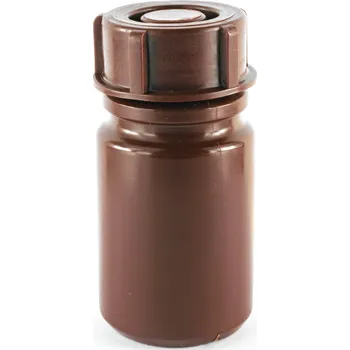 Láhev Laboratorní hnědá láhev s LDPE uzávěrem 100 ml