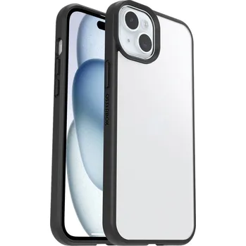 Mobilní telefon Otterbox React zadní kryt na mobil Apple iPhone 15 Plus transparentní, černá 1552552 77-92768