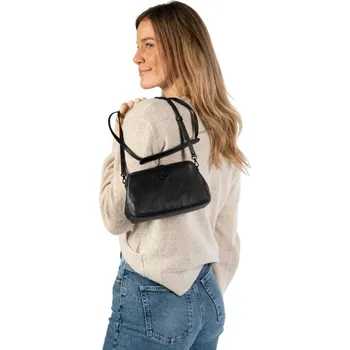 Kabelka aunts & uncles Dámská kožená kabelka Grandma´s Luxury Club Mrs. Eclair 40267-0 černá