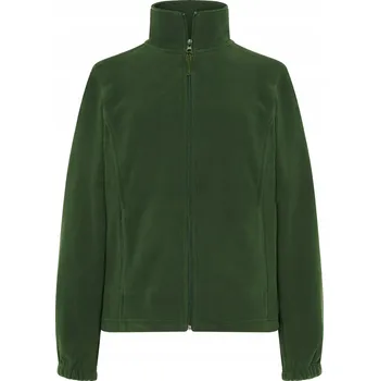 Dámská mikina Dámská fleecová mikina zelená lahvová barva velikost XXL