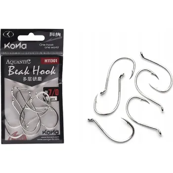 Rybářský háček Mořské háčky s protihrotem Aquantic H11301 TN Beak, velikost 6, ks