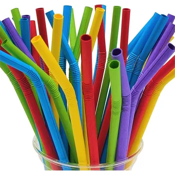 Jednorázové nádobí Brčka 2 50 Ks . Papír 22 cm x 7 mm