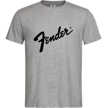 Pánské tričko Tričko Fender | Guitar Druh: Pánské, Barva: Šedá, Velikost: M