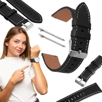 Řemínek na hodinky Řemínek ChronSmarta pro Garmin 20mm černý