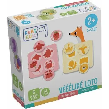 Desková hra KukiKuk® KukiKuk - Véééliké loto Barevné stíny