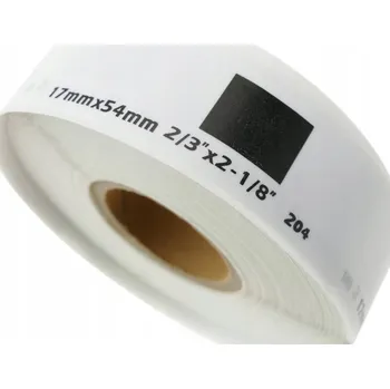Samolepící etiketa Termální etikety PTMB BU-DK-11204 17x54 mm, 400 ks
