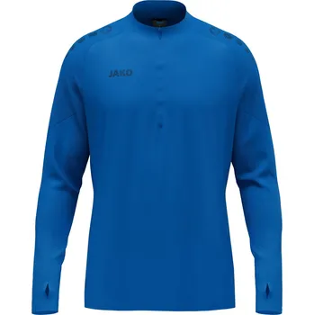 Pánská mikina JAKO Mikina kr. zip Light Flow modrá