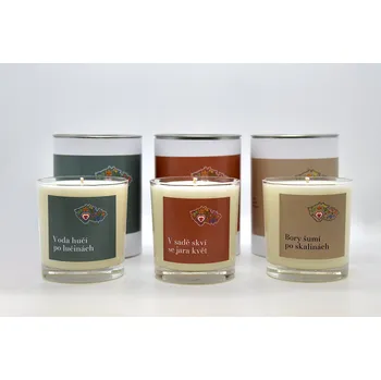 Svíčka Sada 3 vonných svíček Alerion