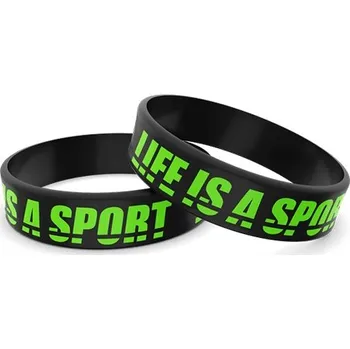 Náramek Silikonový náramek 006 - LIFE IS A SPORT