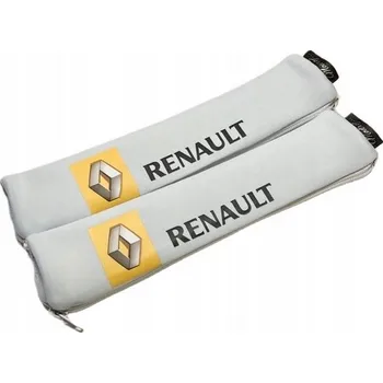 Návlek na bezpečnostní pás Renault Kryty Ochranné Potahy na Bezpečnostní Pásy 2 ks Bílé