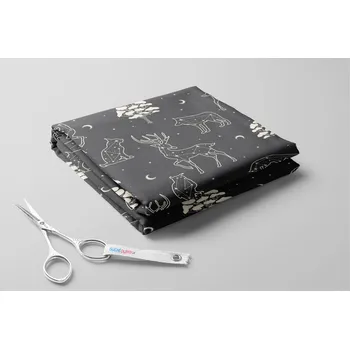 Microfibra,Zvířátka a souhvězdí Barva: Šedá