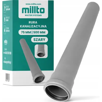 Vodovodní potrubí Trubka Trubka 75/500 mm pro Venkovní Vodu PP