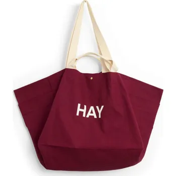 Nákupní taška HAY Plátěná taška Weekend Bag Large, burgundy