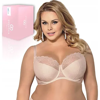 Podprsenka Gorsenia podprsenka polovyztužená hnědá velikost 100F