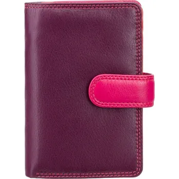 Peněženka Visconti střední dámská kožená peněženka fialová