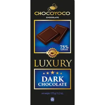 Čokoláda Čokoláda Luxury 75% Hořká 175 g