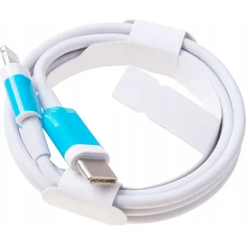 Datový kabel Kabel LTplus USB typ C - Apple Lightning 1 m bílý