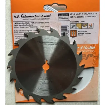 Pilový kotouč SCHUMACHER Pilový kotouč 140x12.7 mm 18z