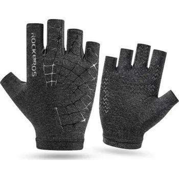 Cyklistické rukavice Cyklistické rukavice Rockbros S šedé