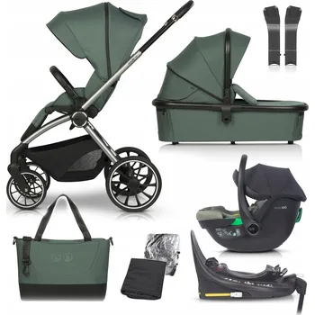 Kočárek Dětský kočárek 4v1 EASYGO GIRO set s autosedačkou + otočná základna, taška a fólie