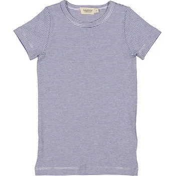 Chlapecké tričko Dětské modalové triko s krátkým rukávem Tago "Blue Stripe" MarMar VELIKOST: 116/6 let